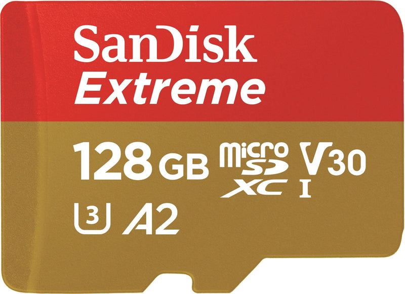 SanDisk Extreme Microsdxc 128GB 190MB/S + Adapter