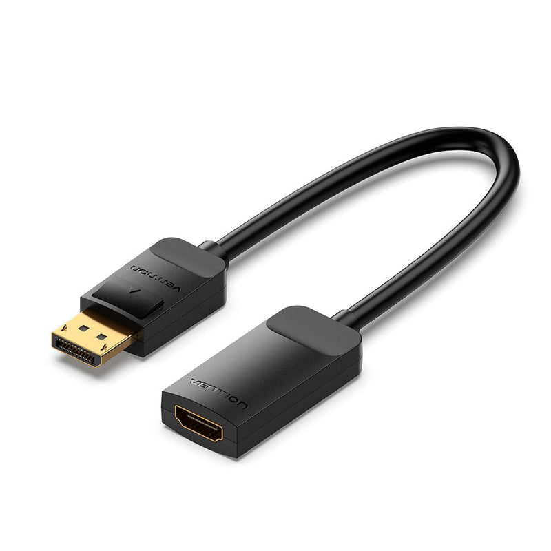 Vention Cable Converter Hbzbb DisplayPort Male HDMI 4K Female 15CM Black