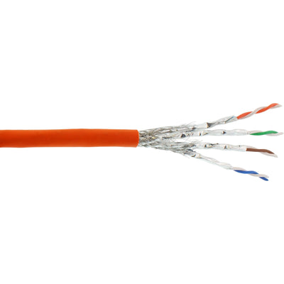 Inline® Installation Cable S/FTP Pimf CAT.7A AWG23 1200MHZ Halogen Free Orange 300M — image 1