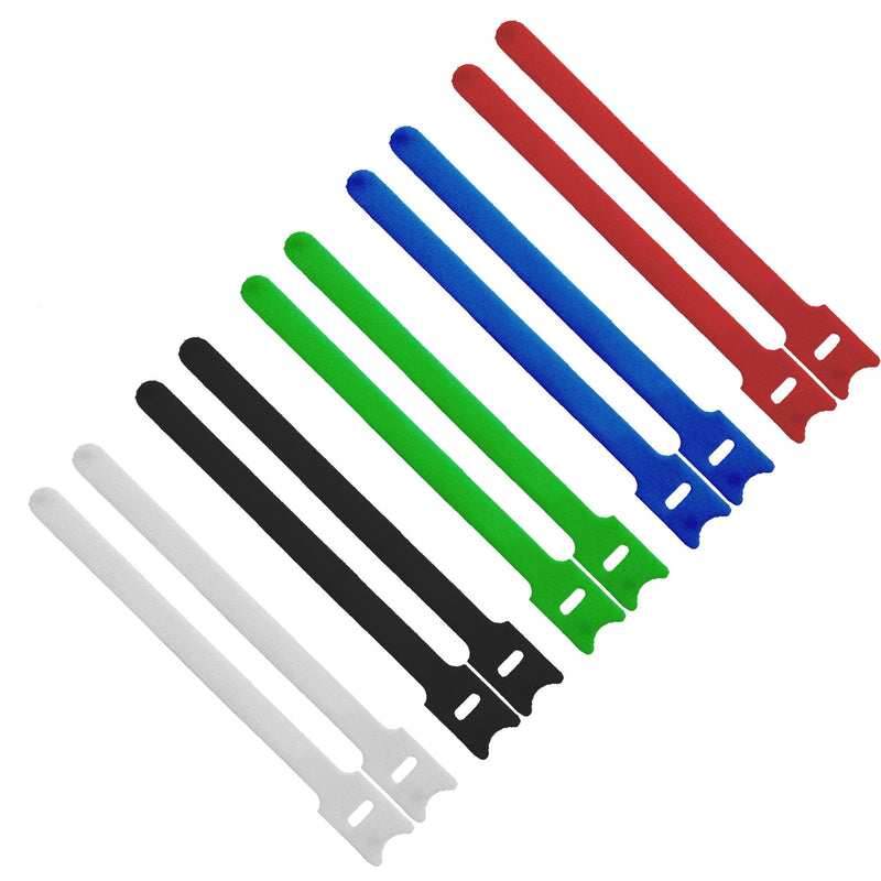 Inline Straps Closure Velcro 12X150MM 10 Units 5 Colours