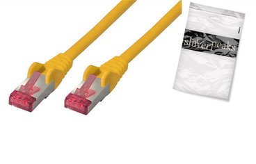 Shiverpeaks BS75713-AY Network Cable Yellow 3M CAT.6A S/FTP (s-STP) — image 1