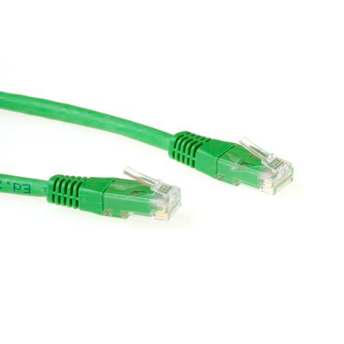 Green 10 Meter Lszh U UTP CAT.6 Patch Cable With RJ45 Connectors