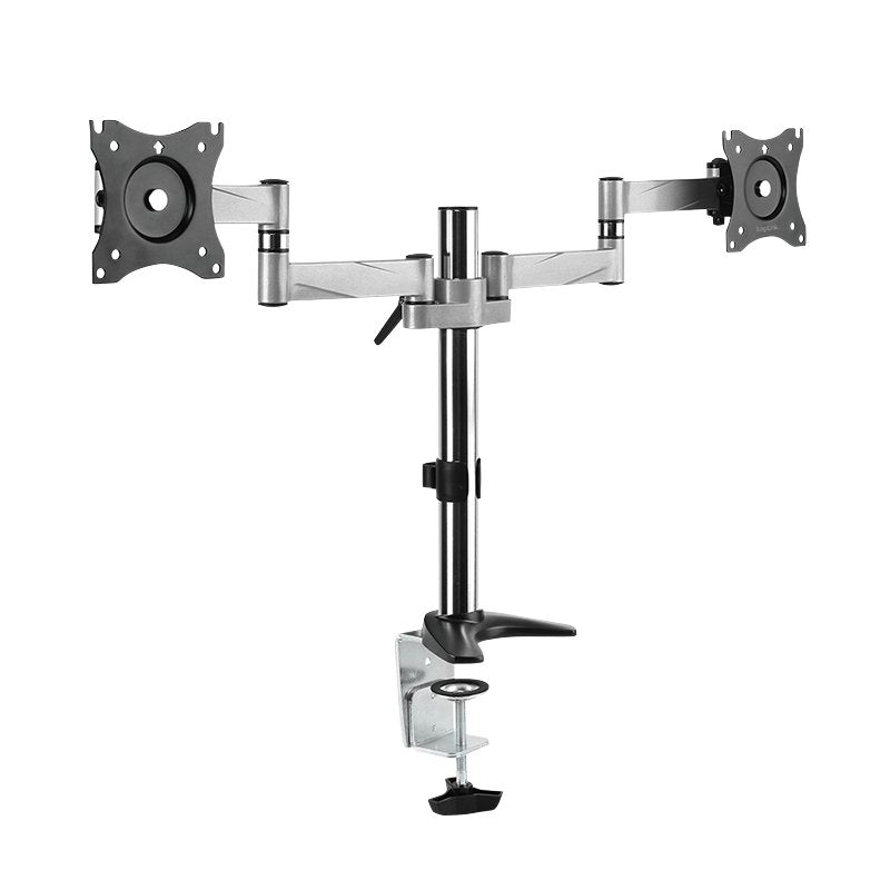 Logilink BP0077 Desk Mount Screen Plana 68,6CM (27) Atornillado Black Steel Inoxidable