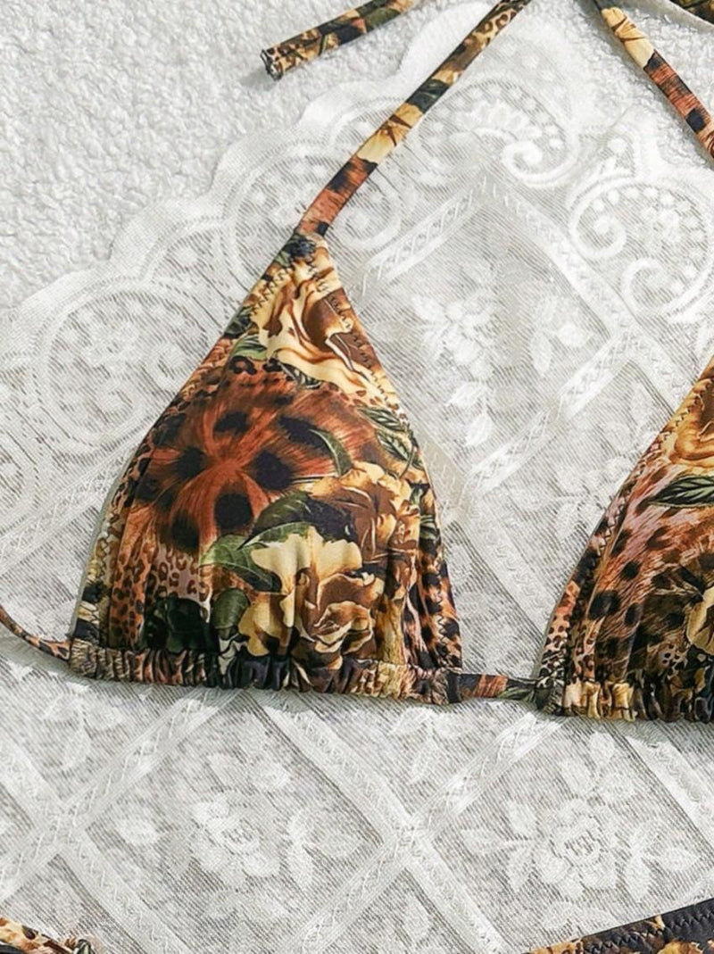 New Sexy Alluring Print Bikini For Sassy Beach Babes