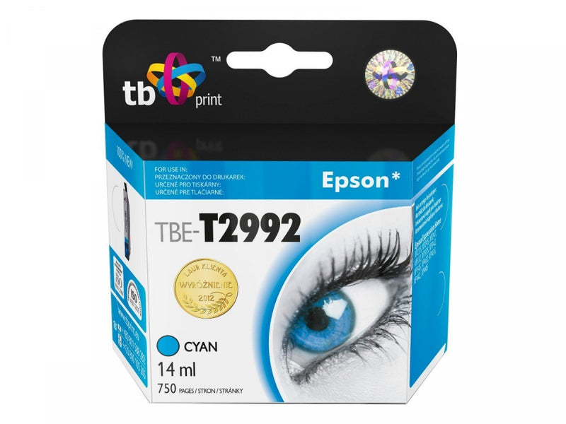 Ink Compatible Epson Xp 235 TBE-T2992 Cy 100% New