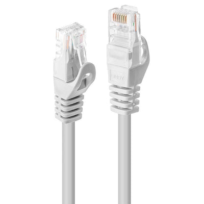 Lindy RJ45/RJ45 CAT.6 0.5M Network Cable White 0,5M U/UTP (UTP) — image 1