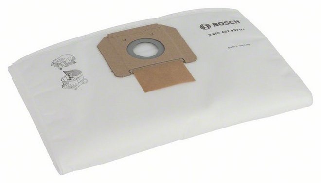 Bosch Vliesfilterbeutel Gas 35, Staubsaugerbeutel 2607432037