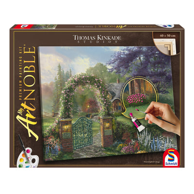 Schmidt Spiele My Artnoble Thomas Kinkade - Cabaña Colibrí, Pintura 46166 — image 1