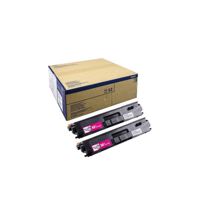 Brother TN900M Paquete 2 Magenta Genuine Toner Brother HL-L9200CDWT, HL-L9300CDWT, HL-L9300CDWTT, MFC-L9550CDW — image 1