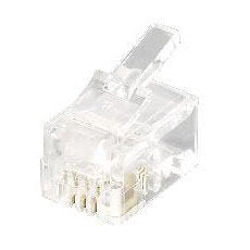 Equip Kit 100 Connectors RJ11 4P4C 121111