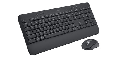 Logitech Keyboard English + Mouse Signature MK650 Combo RF Wireless + Bluetooth QWERTY Internacional Ee.uu. Gr — image 1