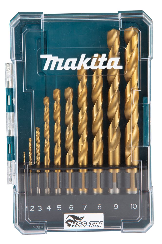 Makita Bohrer-set Hss 10TLG