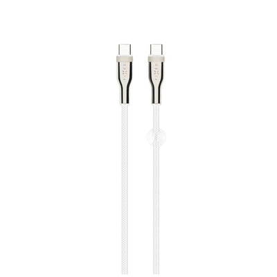 Fixed USB-C/USB-C I Obsluga Pd, 1,2M, USB 2.0, 100W, Bialy — image 1
