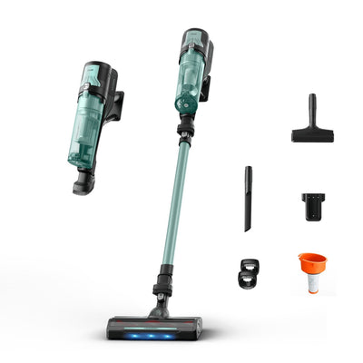 Rowenta Aspiradora Broom X-force 8.80 Allergy RH1833 Battery Secar Espuma Without Bag 250W Green Grey — image 1
