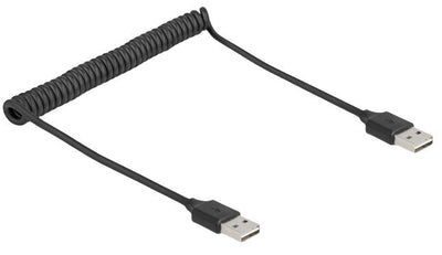 Delock Cable 90124 USB 2.0 0,8M USB a Black — image 1