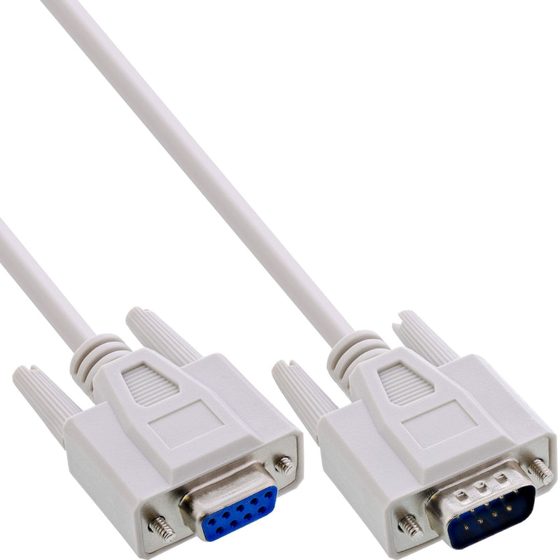 Inline 20ER Bulk-pack ® Serial Cable Molded DB9 Male a Female 1:1 Grey 5M