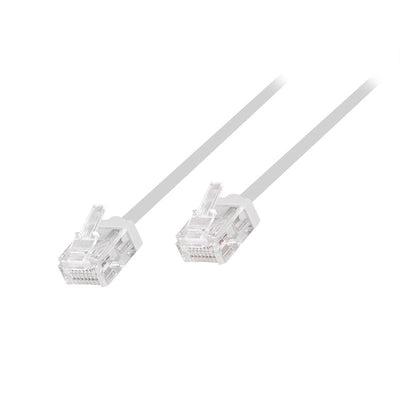 Logilink Patch Cable CAT.6A U UTP Slim High-flex, White 5,00M — image 1