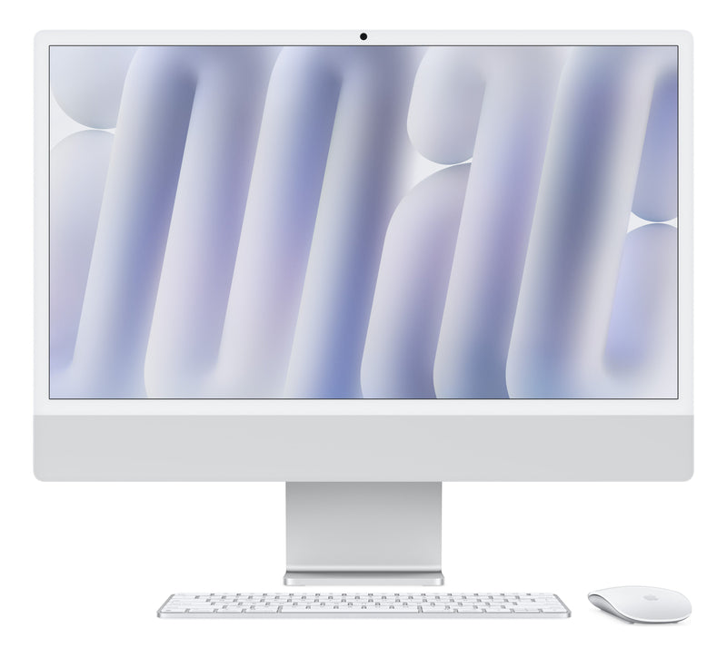Imac Z1E2 59,62CM 23,5PULGADAS Glass Standard M4 8C CPU 8C GPU 16C N.e. 16GB 1TB SSD Gbit Eth Mm Makey Silver