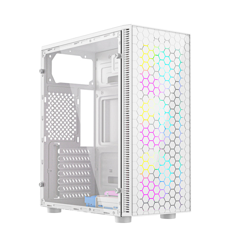 Gembird PC Case Gaming ARGB Case Fornax 500 White