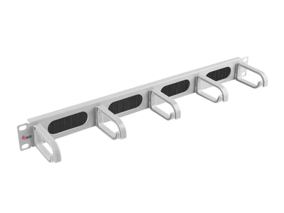 Equip 19 Organiser Cables 5XPLASTIKRINGE Steel 1U RAL7035 — image 1