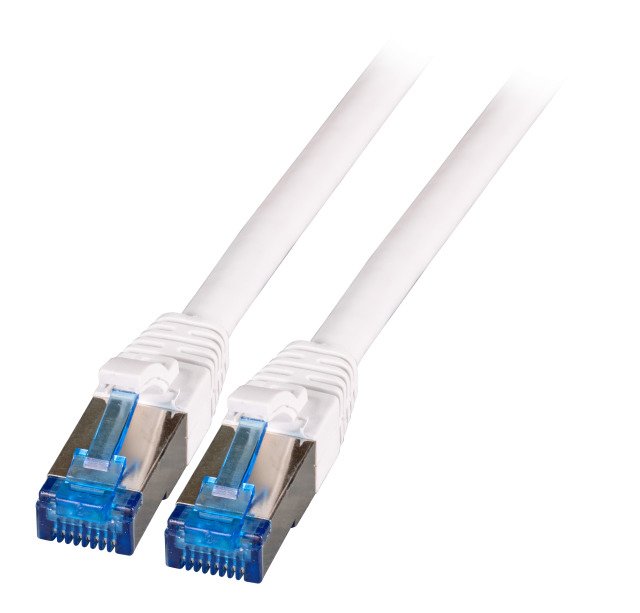 Efb RJ45 Patchkabel S/FTP, CAT.6A, CAT.7 Tpe SUPERFLEX,7,5M, We