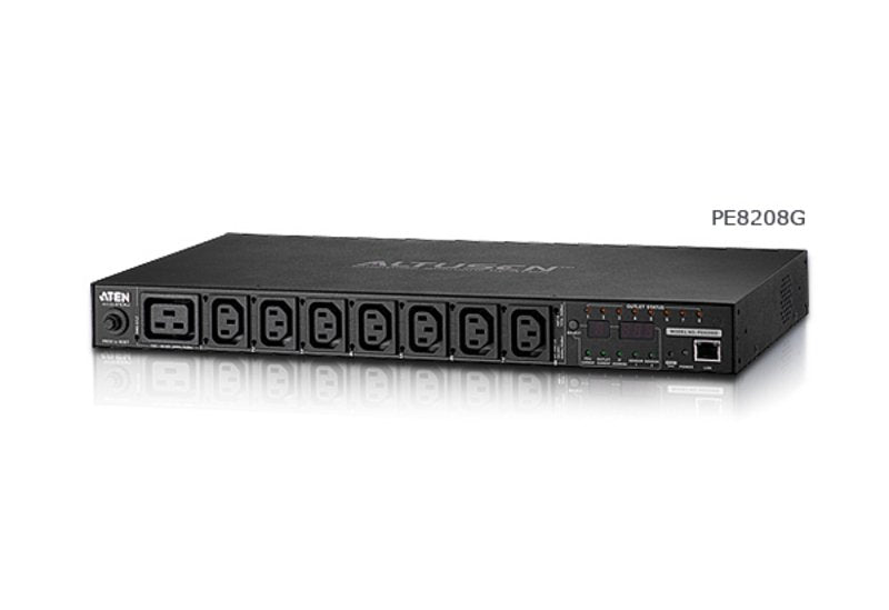 Aten Pdu (power Distribution Unit) 8-PORT Intelligent 1U Eco Unit Distribución Power Smart Eco Pdu 8 Pue