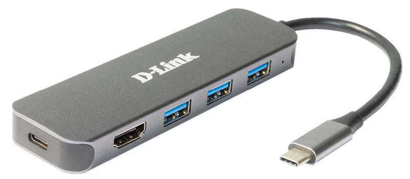 5-IN-1 USB-C Hub Docking Perp Station 3 X USB 3.0 - 1 X HDMI -