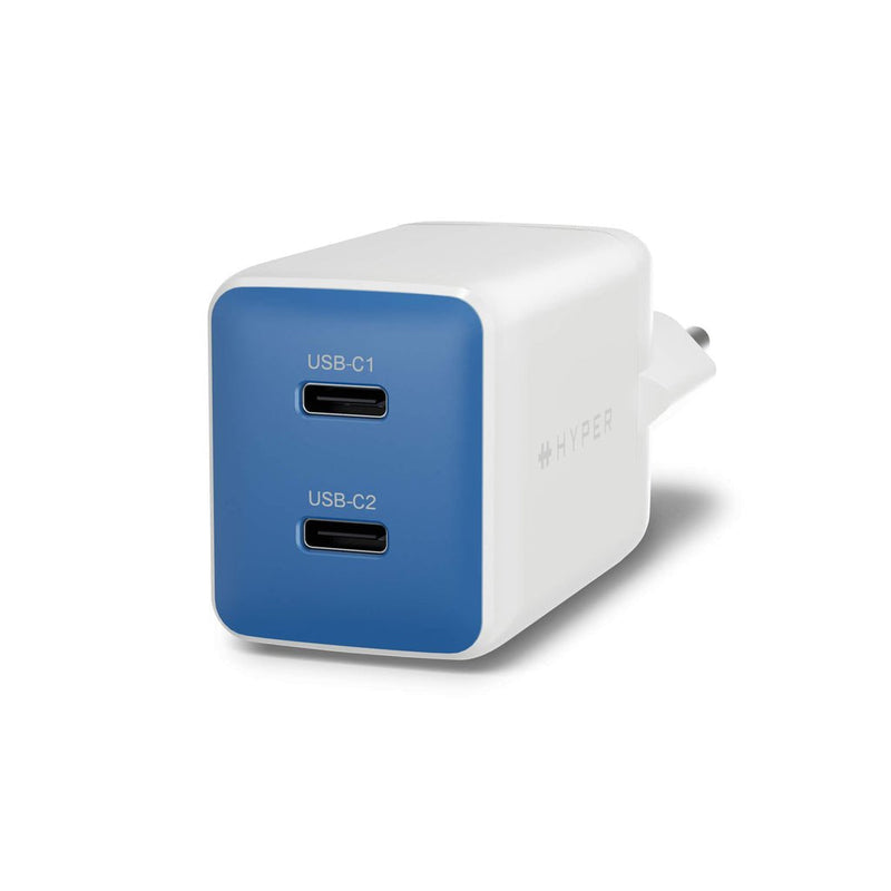 Targus Hyperjuice Flex Power Supply GaN 45W 2x USB-C Blue