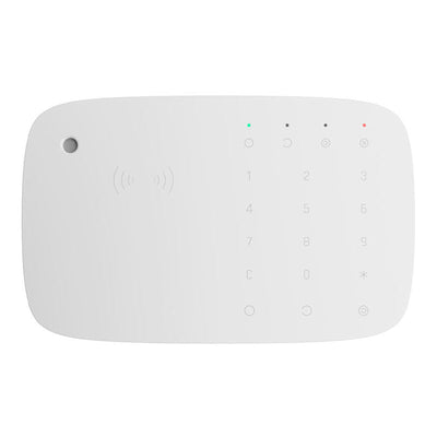 Ajax Keypad-combi-Wh Ajax Keypad Combi. Keyboard Touchscreen Wireless With Siren Compatible With Cards And Con — image 1