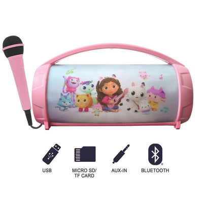 Bluetooth Speaker Luminoso + Microphone House Muñecas Gabby — image 1