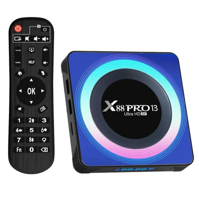 Android TV X88 Pro 13 4GB/64GB Box Acrílica Android 13 — image 1