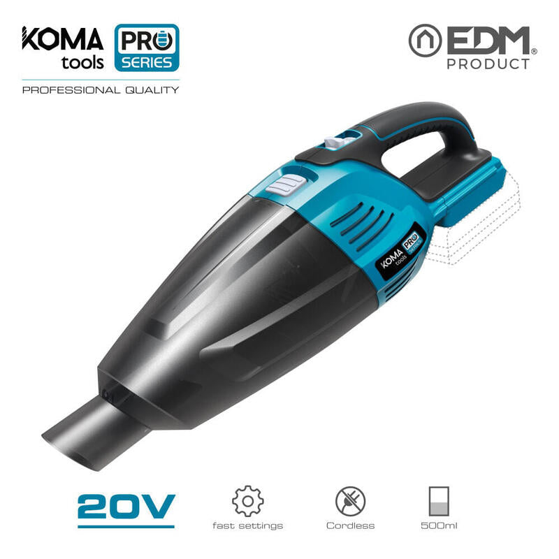 Koma Tools Aspiradora 20V ( Without Battery Ni Charger 45,5X13,5CM Pro Series Battery