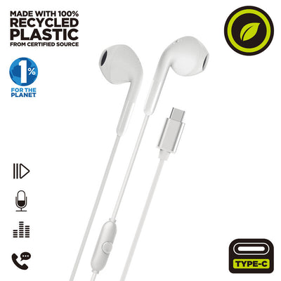 Muvit Headphones For Charge Stereo E58 Type-c White — image 1