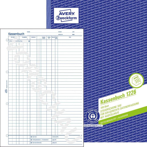 Avery Zweckform Kassenbuch A4 Edv - A4 — image 1