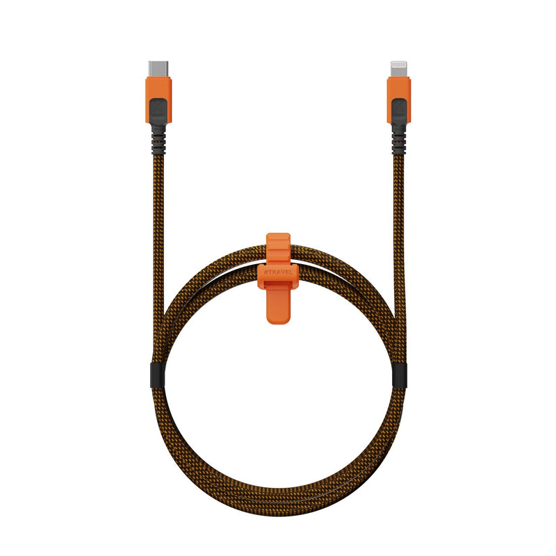Xtorm Cable Xtreme USB-C a Lightning 1.5M Black/Orange