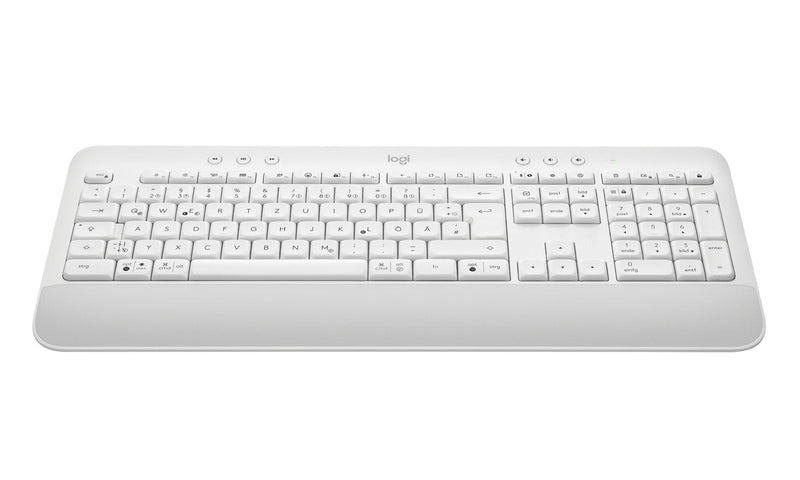 Logitech Signature K650 Wireless Keyboard Bluetooth 5.1 Qwertz German White Hueso