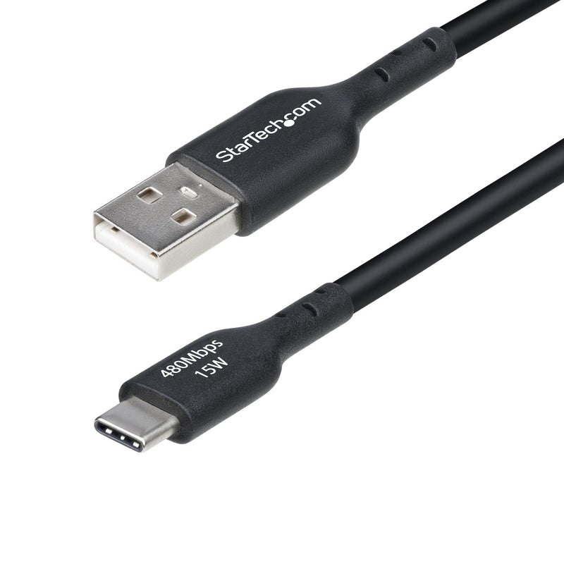 Cable Charger USB-A a USB-C 4M - USB-A a USB Type-c M/M - Black