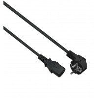 Helos Cable Power Plug Security 90 ° a C13, Black 1,0M — image 1