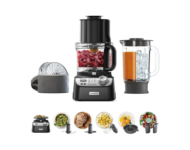 Kenwood Processor Alimentos Compacto Multipro XL Weigh + Black 1000 Watts Scale Integrada, Accesorio Blender 0