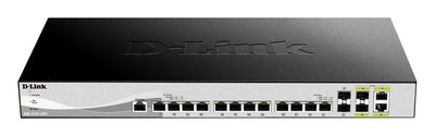 16 Port Smart Managed Switch Including 12X10G Ports, 2XSFP + & 2 X Combo 10GBASE-T/Sfp+- 12 X 10/100/1000/1000 — image 1