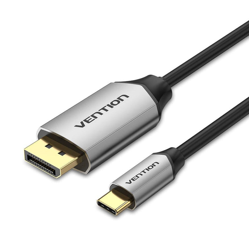 Vention Cable Converter Cgzbg USB Type-c Male DisplayPort Male 1.5M Black