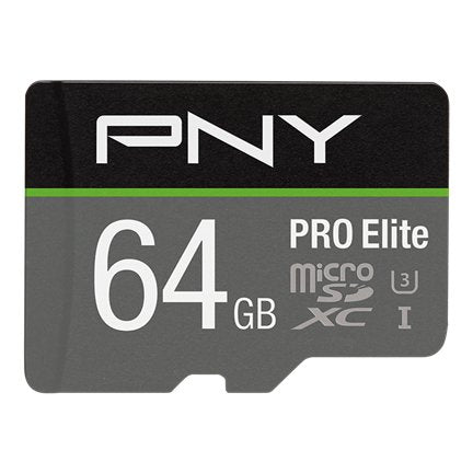 Pny Microsdxc Pro Elite Memory Flash 64GB Clase 10 Uhs-i