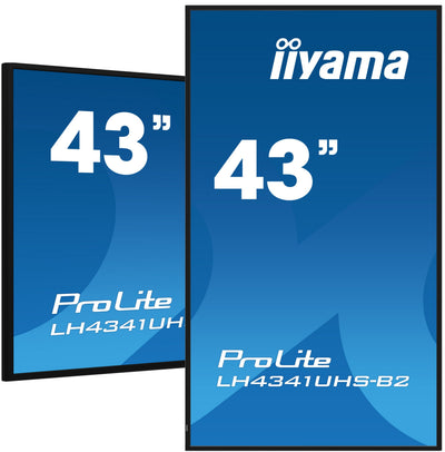 Iiyama Television LH4341UHS-B2 (43) Black Glossy — image 1
