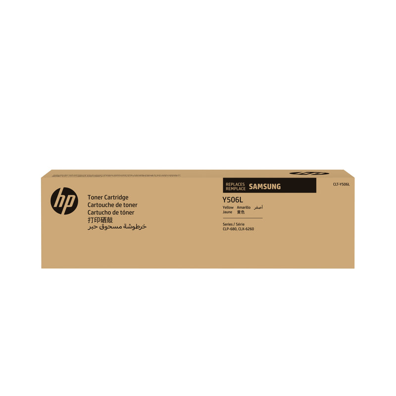 Samsung Toner CLP-680ND CLX-6260 Series Yellow High Capacity SU515A Samsung CLT-Y506L High Yield Yellow Toner