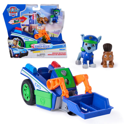 Spin Master Paw Patrol - Búsqueda And Rescate: Vehículo Reciclaje Rocky With 2 Figuras, Vehículo Toy 6075445 — image 1