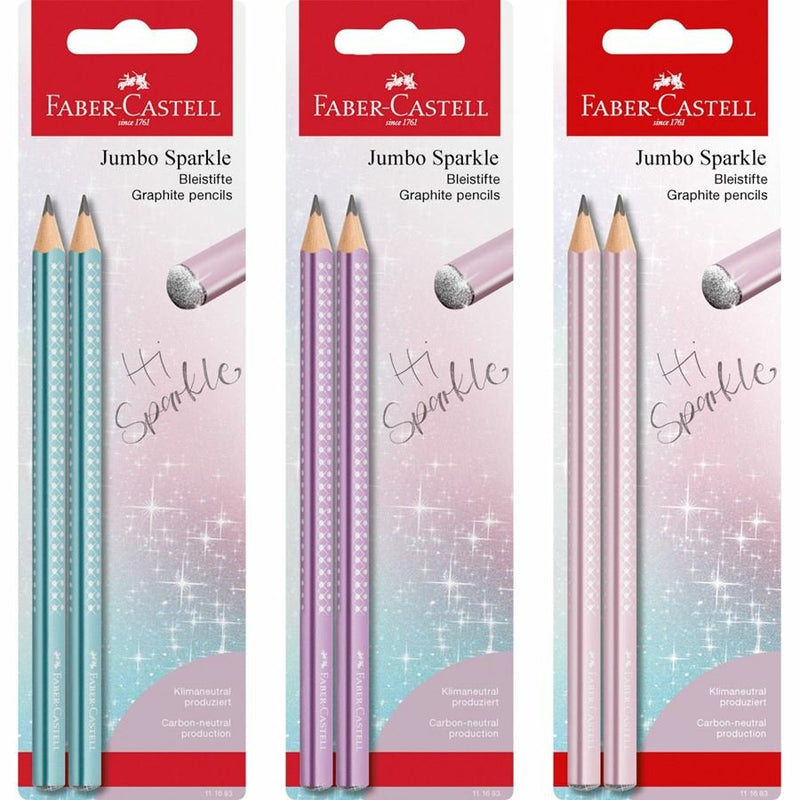 Faber-castell Bleistiftset Jumbo Sparkle Cosmic Colour