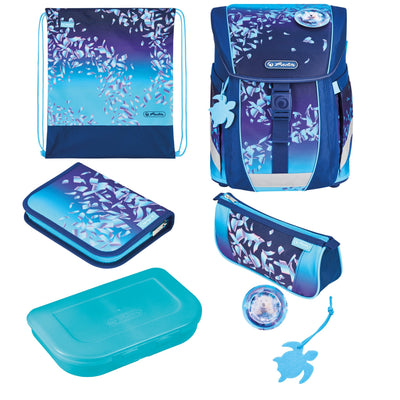 Herlitz Filoactive XL Plus Blue Ice Set Of Backpack School Chica Poliéster Blue Oscuro — image 1