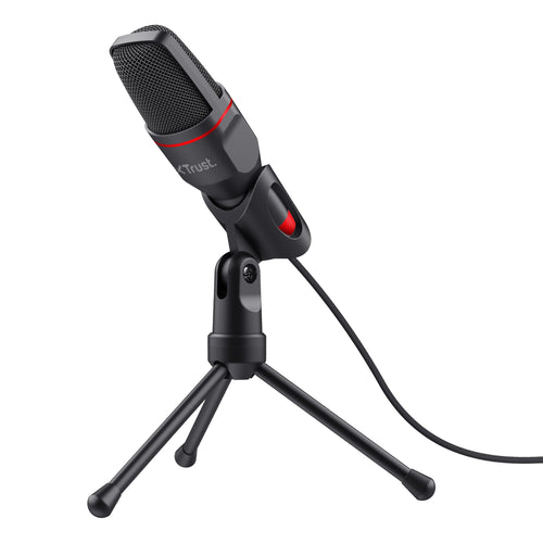 Trust Microphone Gaming Gxt 212 Mico Omnidirectional Tripod Jack 3.5MM Adapter USB Cable 180CM — image 1