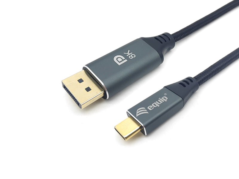 Equip USB Cable -c - DisplayPort 8K 60HZ 2M Negro