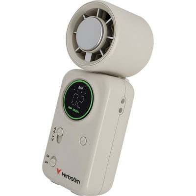 Verbatim Cool'n'go Ice Touch Pro Handheld Fan White/Silver 32346 — image 1